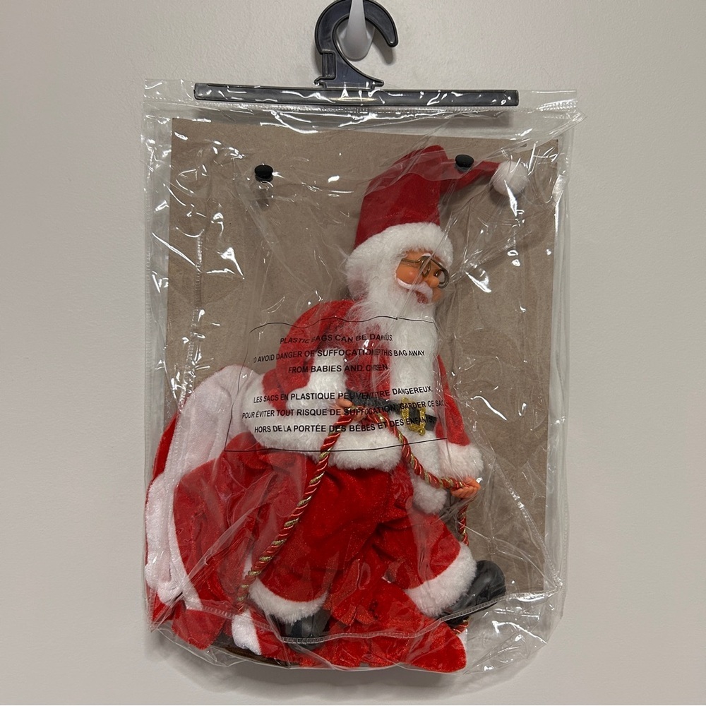 Festive Santa Dog Costume with Reindeer Antlers for Medium Size Dog NWT - Picture 2 of 4